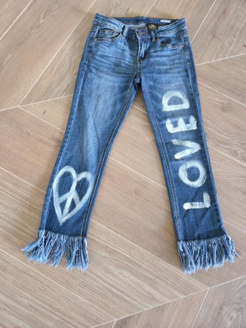 👖 Women’s AUM Couture Denim Jeans – Size Small